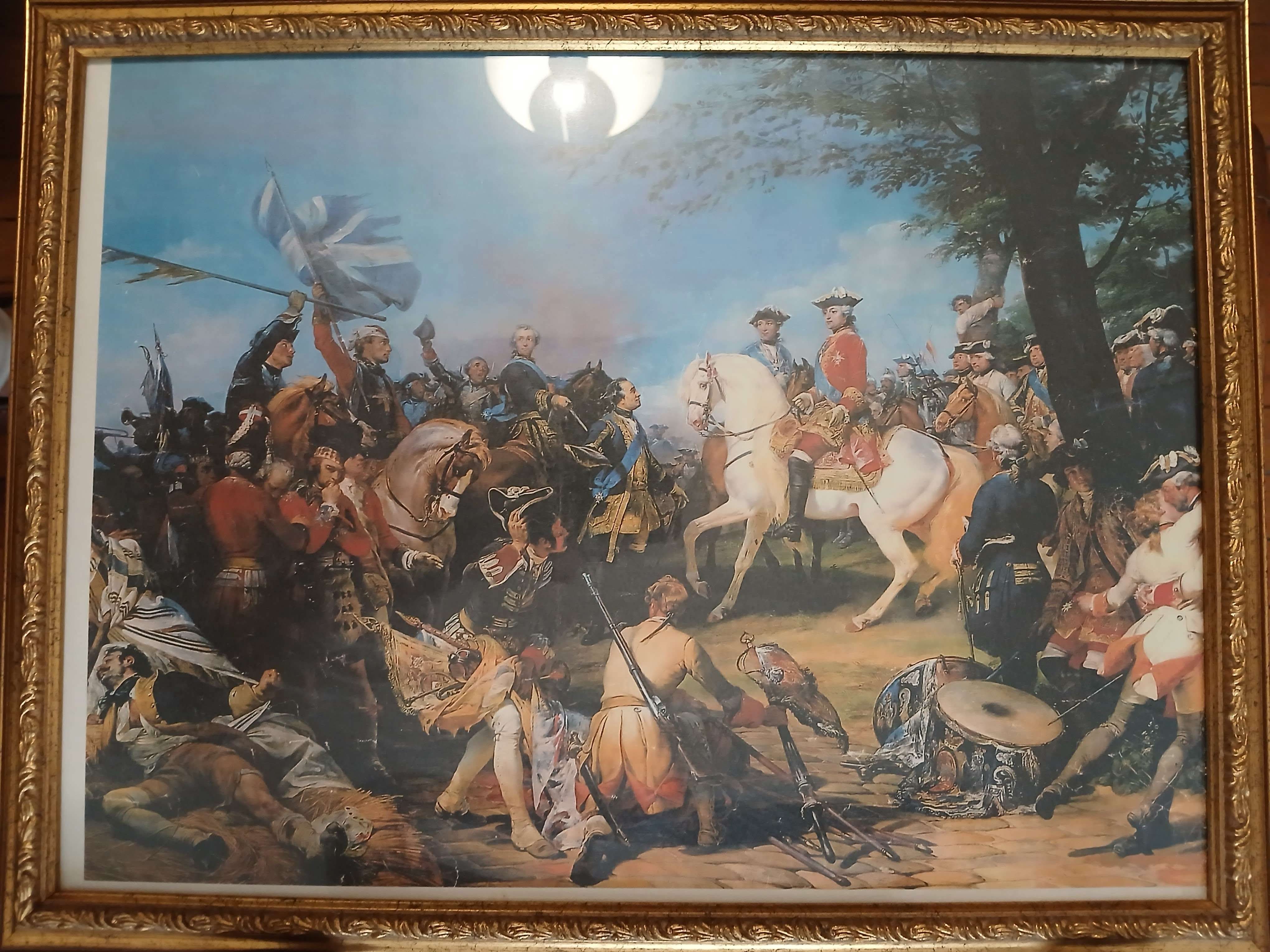 Tableau d'Horace Vernet sur Fontenoy à Versailles